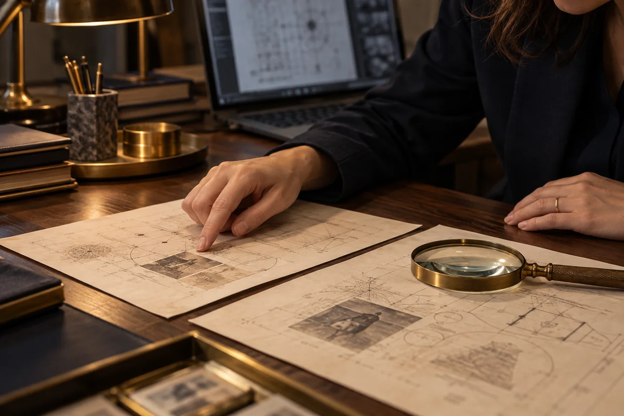 Research materials undergoing comparison and methodological verification.